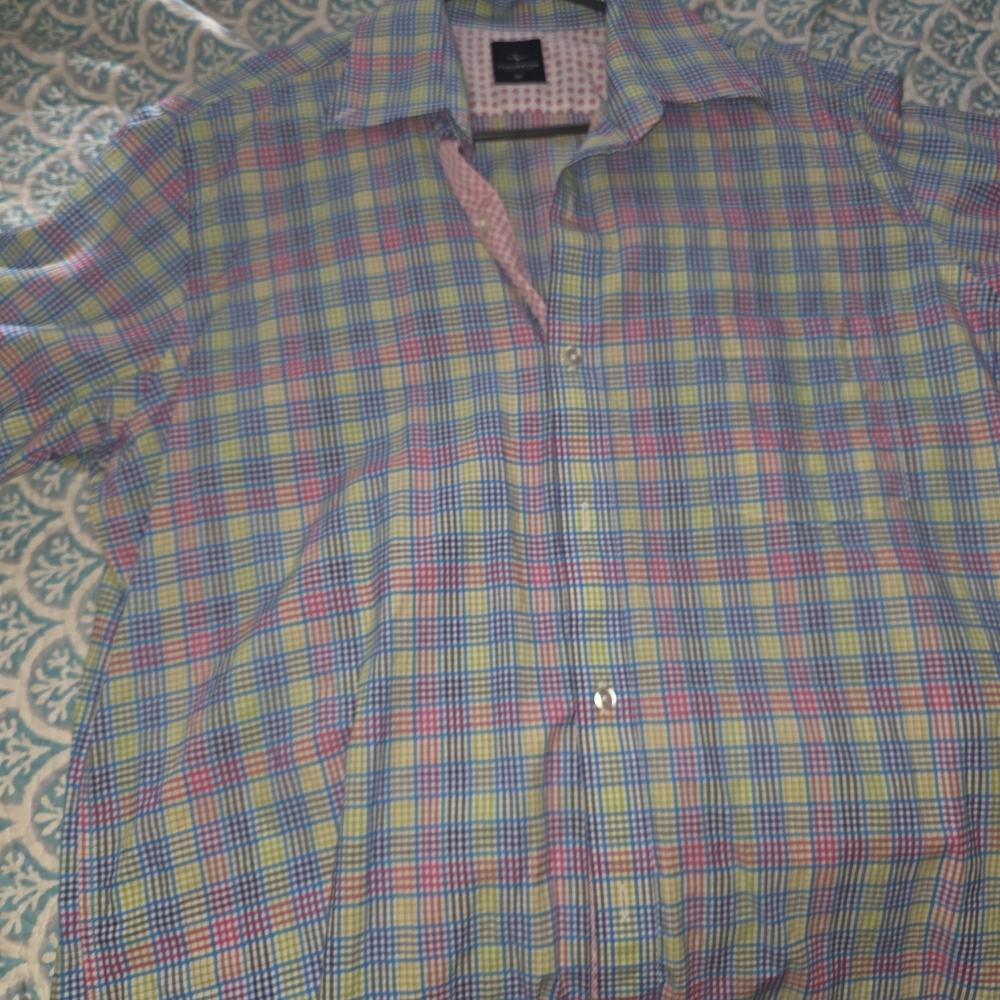 Tailorbyrd Men's Colorful Checkered Shirt